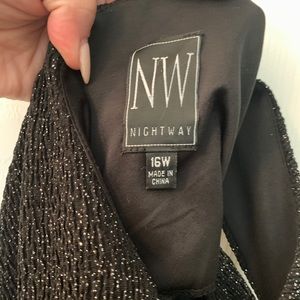 Black with sparkle formal dress